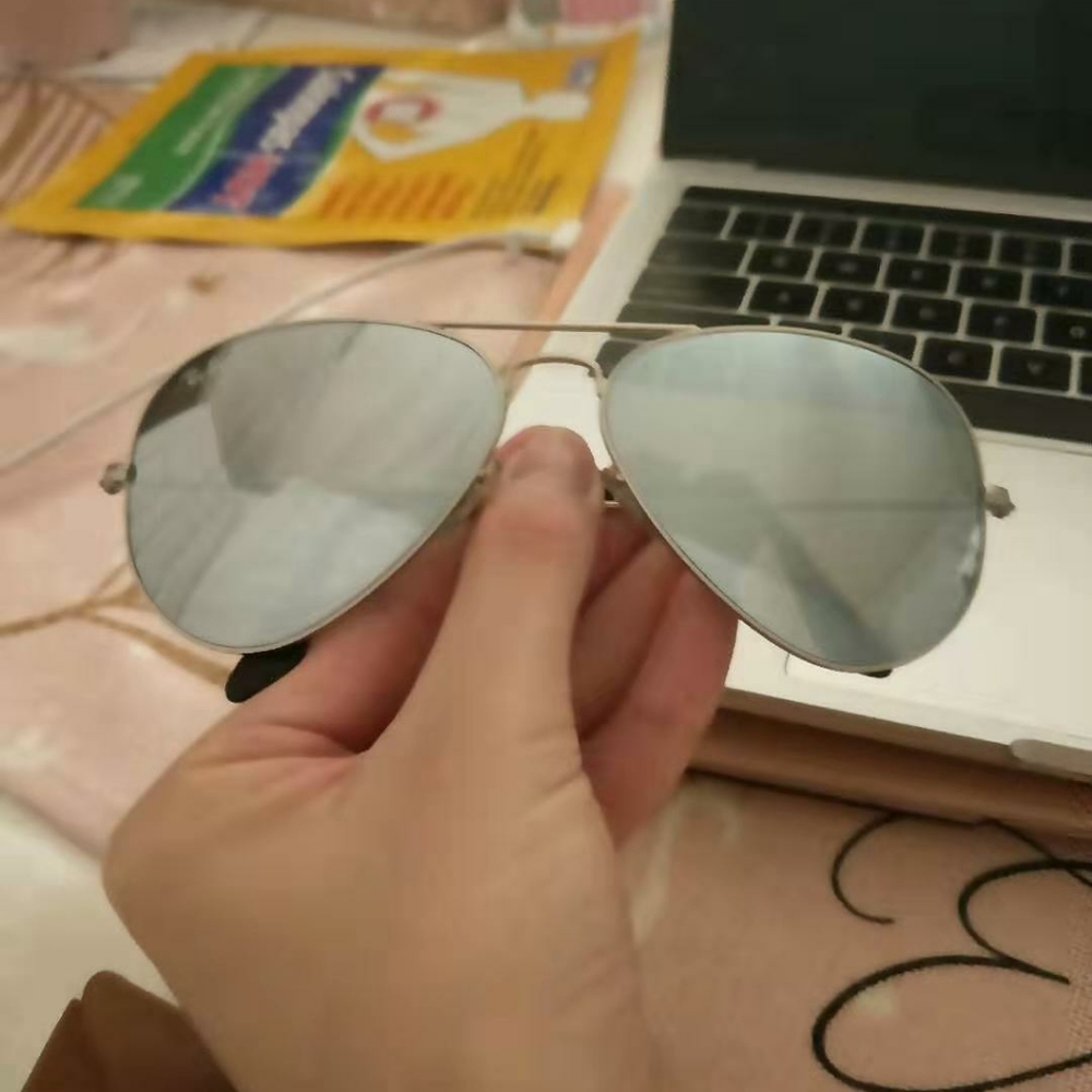 Ray ban gilted gold sunglasses unisex aviator